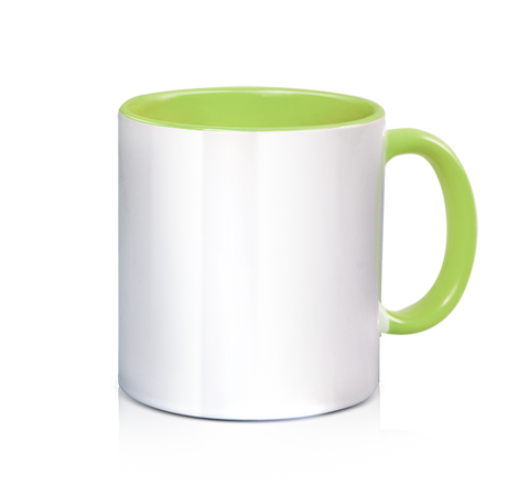 Ceramic 3 Tone Mug - Light Green - 11oz