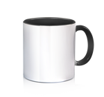Ceramic 3 Tone Mug - Black - 11oz