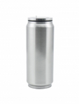 17oz / 500ml Stainless Steel Soda Can - Silver