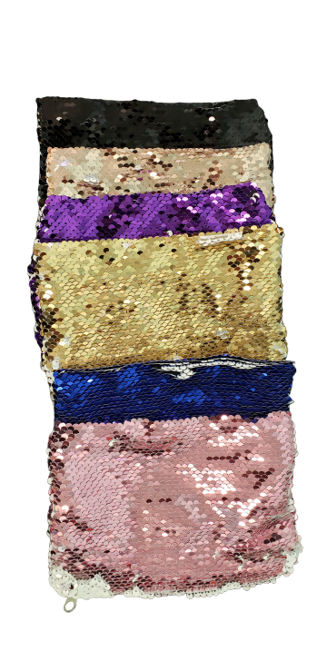 Sequin Cosmetic Pouch-Assorted Colors