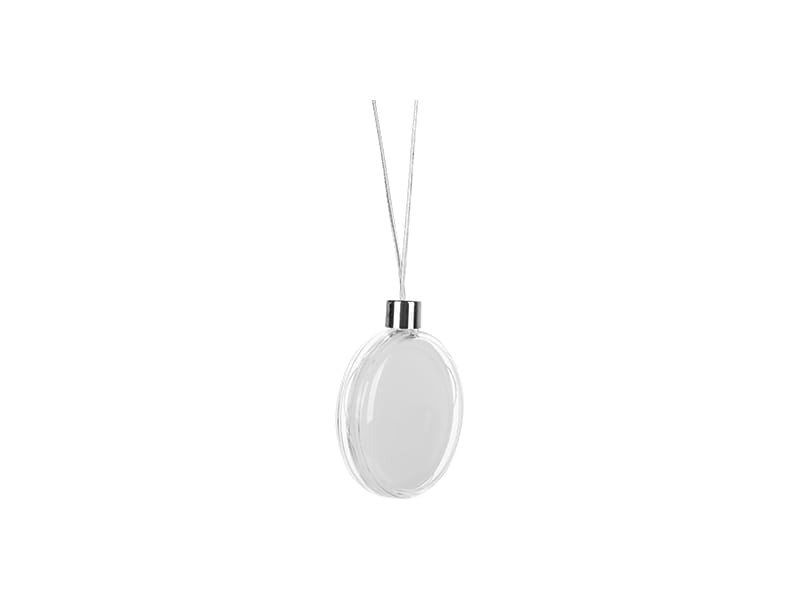 Plastic Hanging Ornament - Round