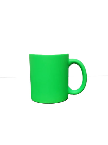 Fluorescent Mug 11 oz- Green  - 12/case