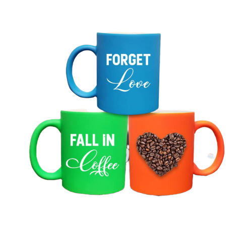 FLUORESCENT MUGS
