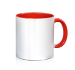 Ceramic 3 Tone Mug - Red - 11oz