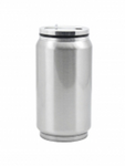 11.8oz / 350ml Stainless Steel Soda Can - Silver