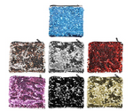 Sequin Cosmetic Pouch-Assorted Colors