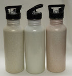 20 oz / 600 ml Stainless Steel Water Bottle - Straw Lid - Glitter