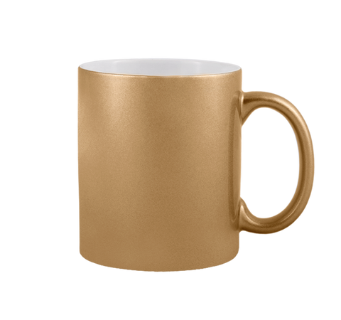 Ceramic Gold mug-11oz