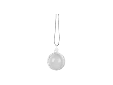 Plastic Hanging Ornament - Ball Small