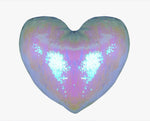 Sequin Pillow Case Heart - Mermaid