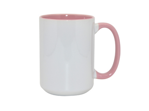 Ceramic 3 Tone Mug - Pink - 15oz