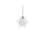 Plastic Hanging Ornament - Crystal Snow Flake