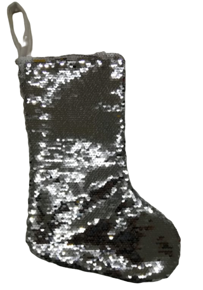 Stocking - Silver Sequin