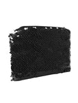 Sequin Cosmetic Pouch - Black